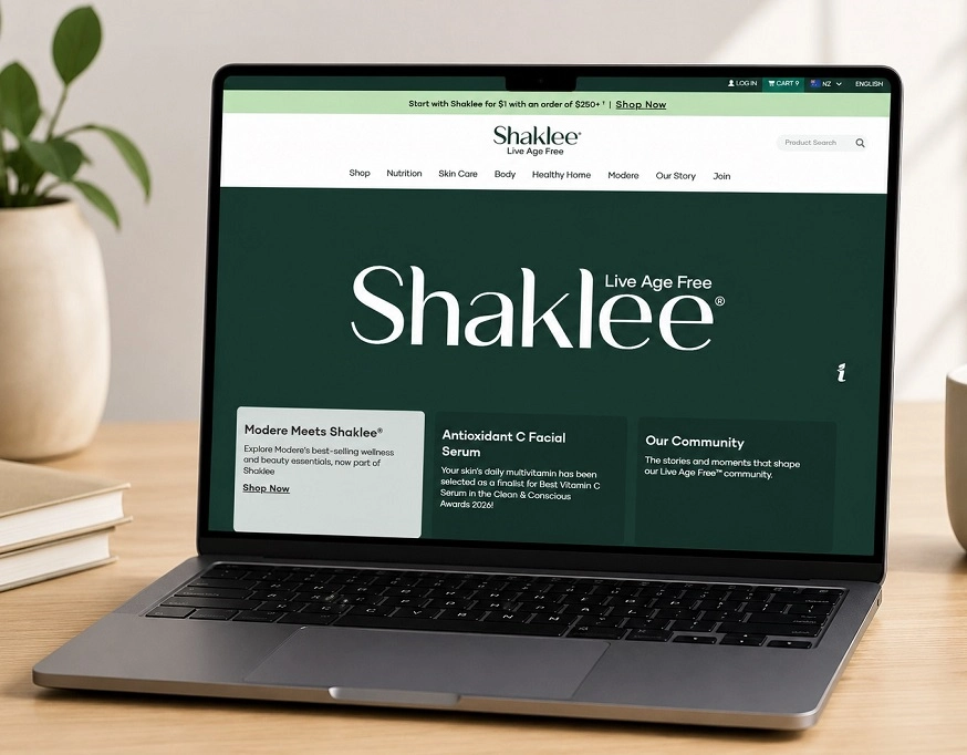 Shaklee New Zealand Website Is Now Live