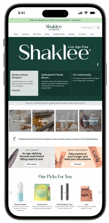 Shaklee_Website_