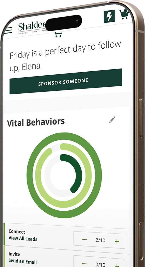 Work on your phone Shaklee NZ ambassador